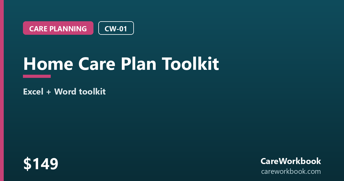 Home Care Plan Toolkit
