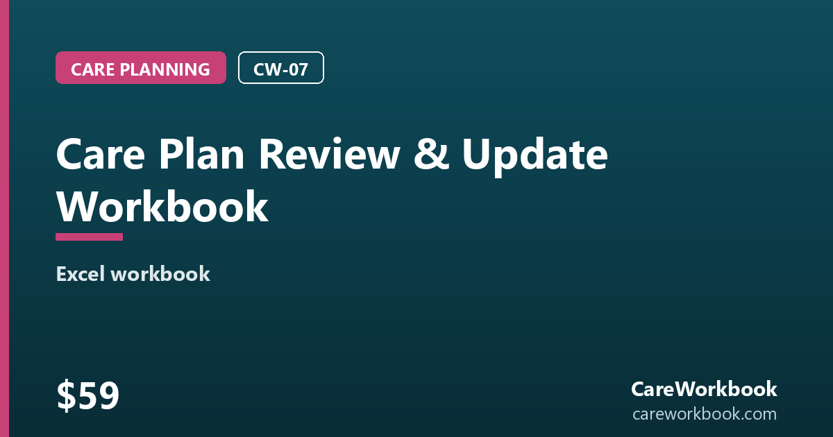 Care Plan Review & Update Workbook