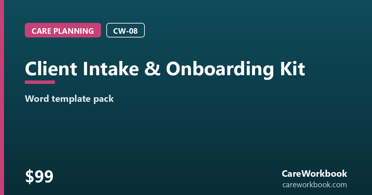 Client Intake & Onboarding Kit