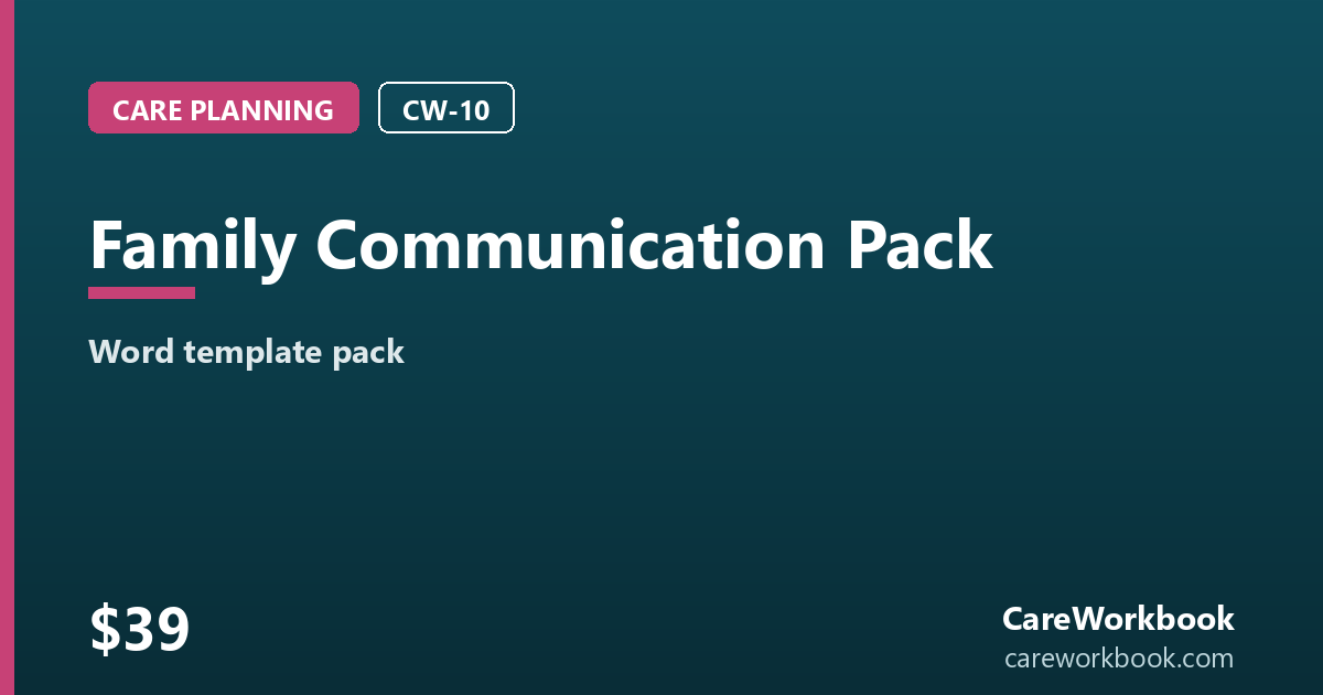 Family Communication Pack