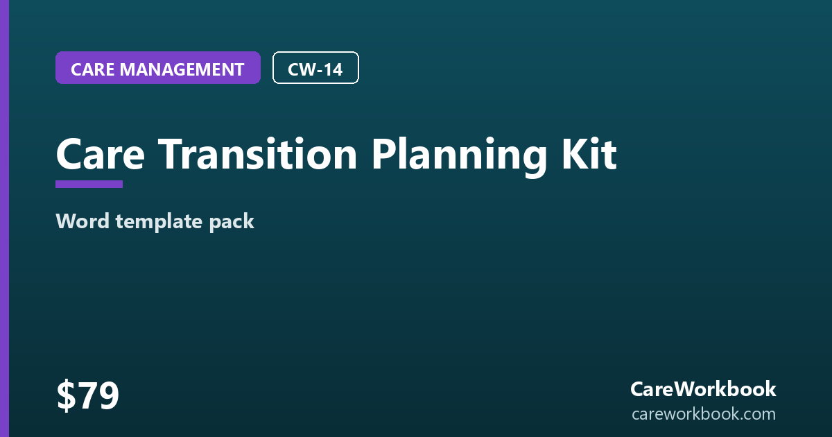 Care Transition Planning Kit