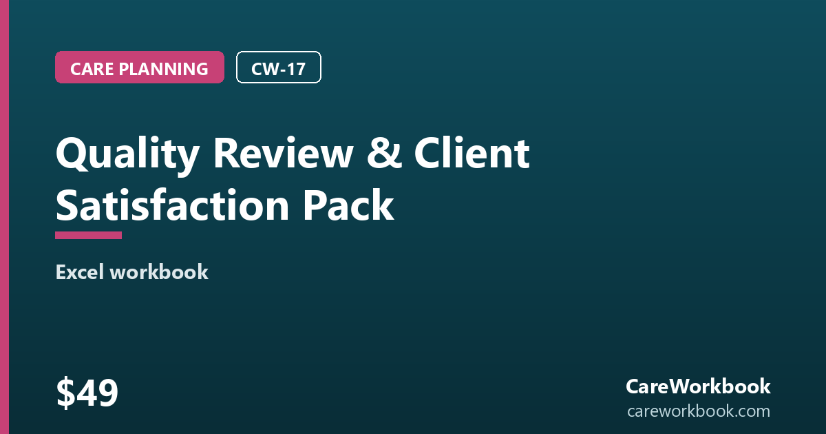 Quality Review & Client Satisfaction Pack