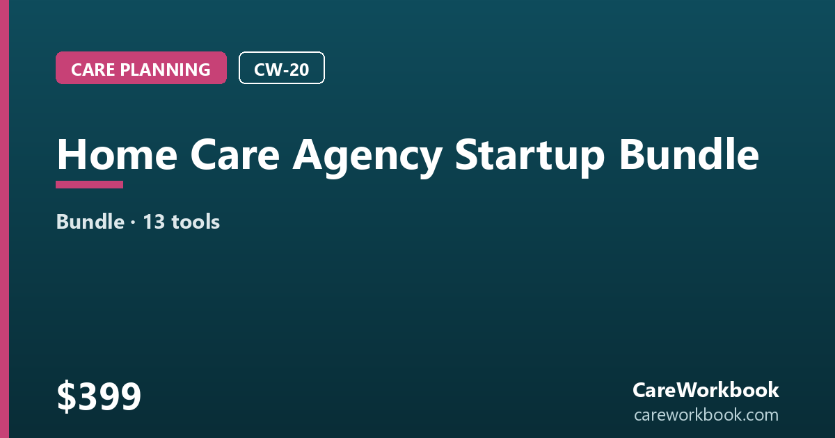 Home Care Agency Startup Bundle